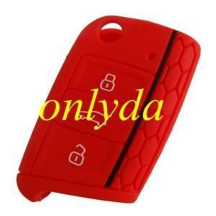 VW 3 button silicon case (Black,Blue ,Red. Please choose the color)