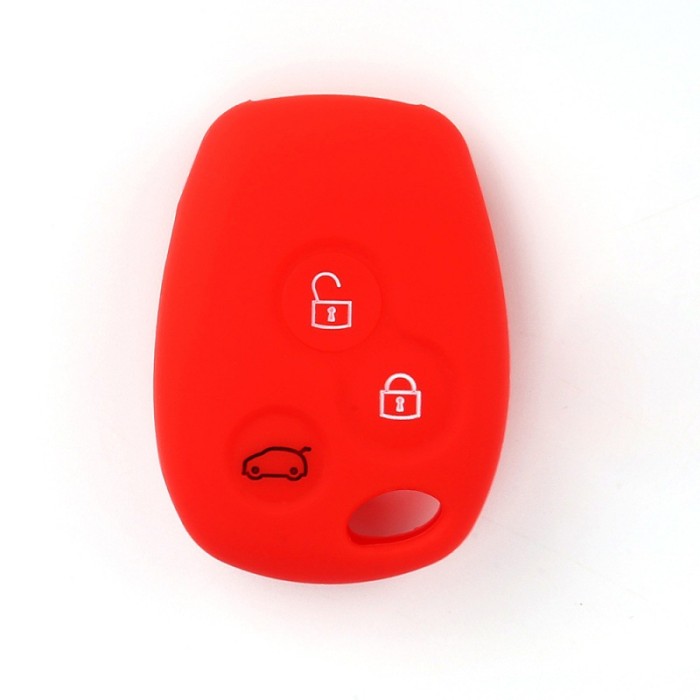 For Renault 3 button silicon case without logo place (black,blue ,red. Please choose the color) no logo type