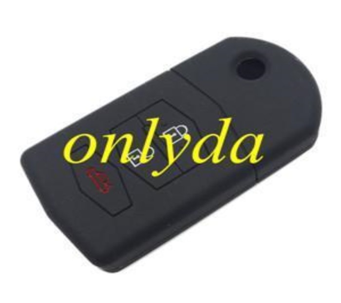 Mazda 3 button silicon case (Black,Blue ,Red. Please choose the color)