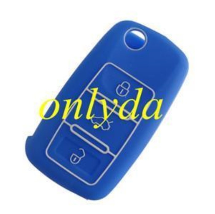 VW 3 button silicon case (Black,Blue ,Red. Please choose the color)