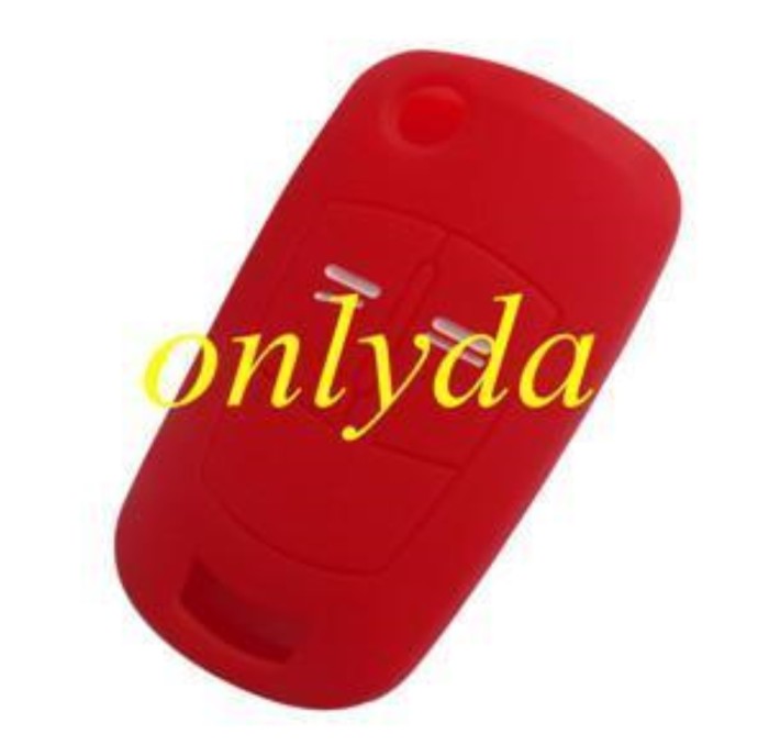 Opel 2 button silicon case (Black,Blue ,Red. Please choose the color)