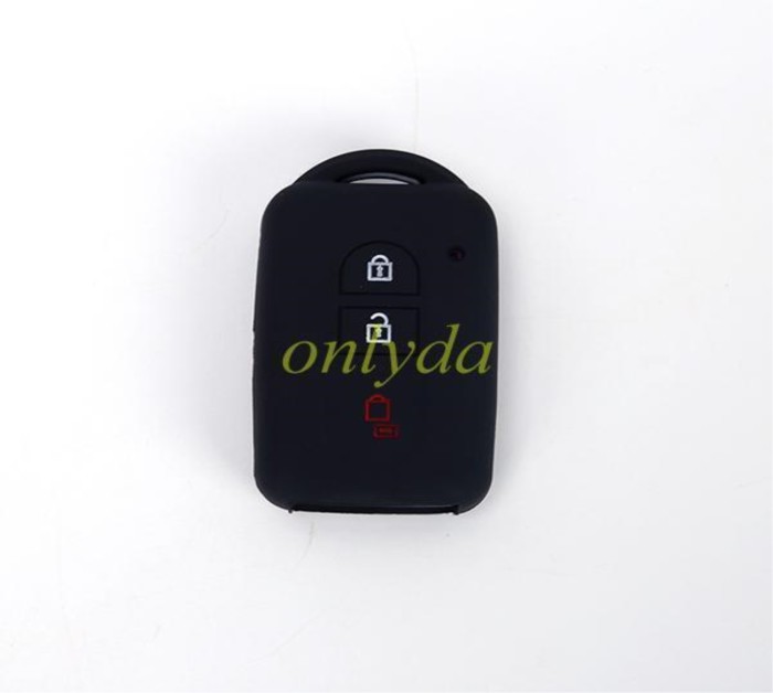 For Nissan 3+1 button silicon case (black,blue ,red. Please choose the color)