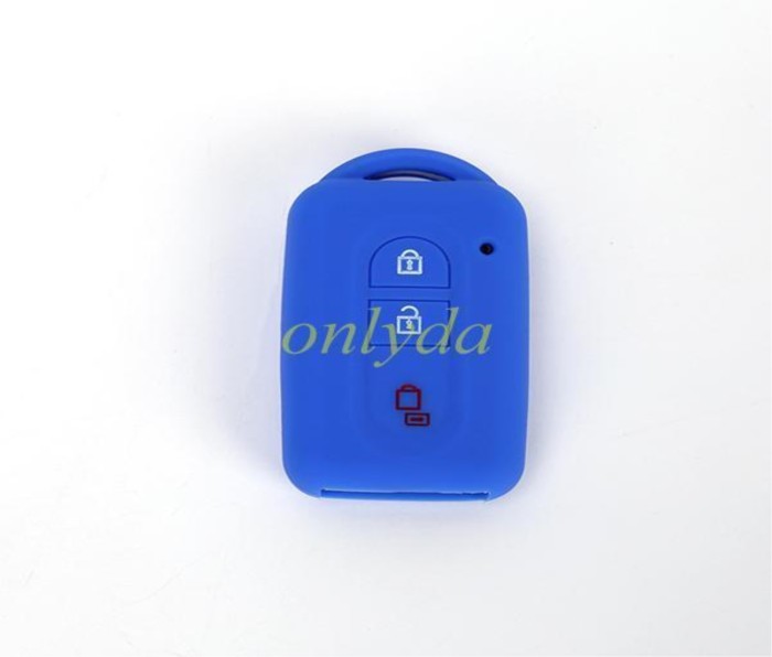 For Nissan 3+1 button silicon case (black,blue ,red. Please choose the color)