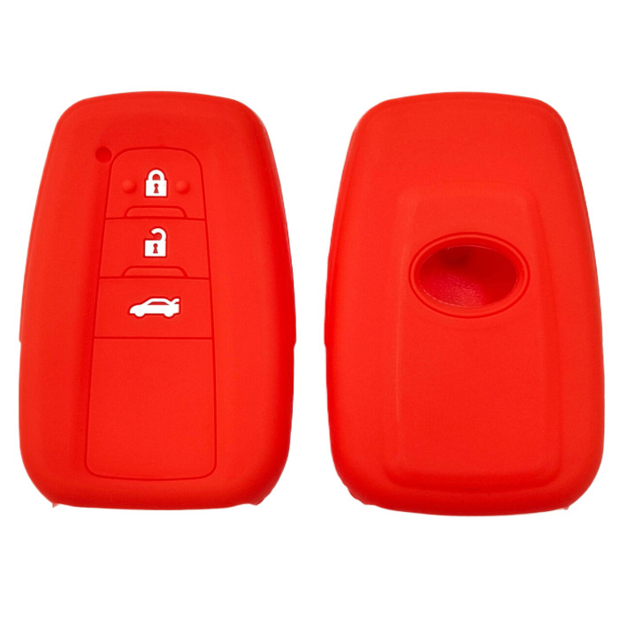 Toyota 2+1 button silicon case （Blue ）
