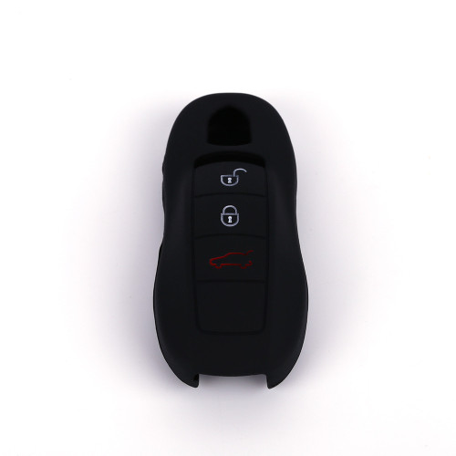 Porsche 3 button silicon case (Black,Blue ,Red. Please choose the color)