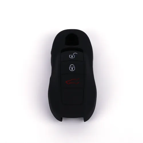 Porsche 3 button silicon case (Black,Blue ,Red. Please choose the color)