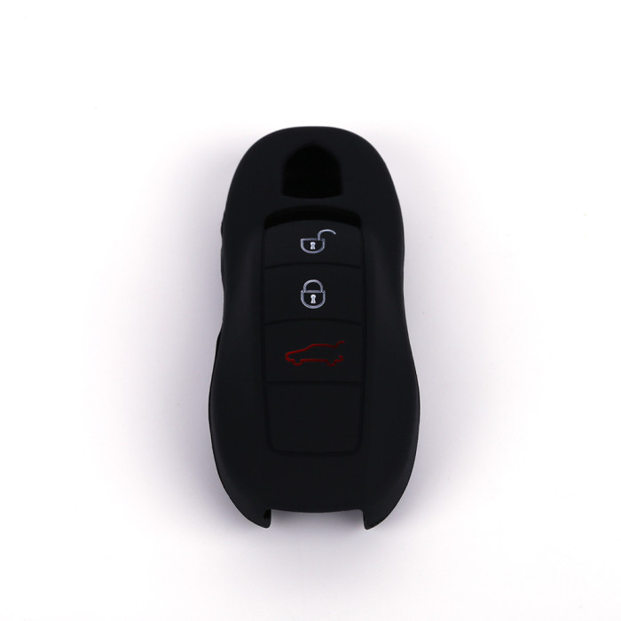 Porsche 3 button silicon case (Black,Blue ,Red. Please choose the color)