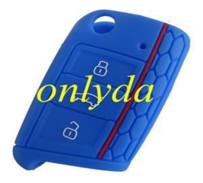 VW 3 button silicon case (Black,Blue ,Red. Please choose the color)