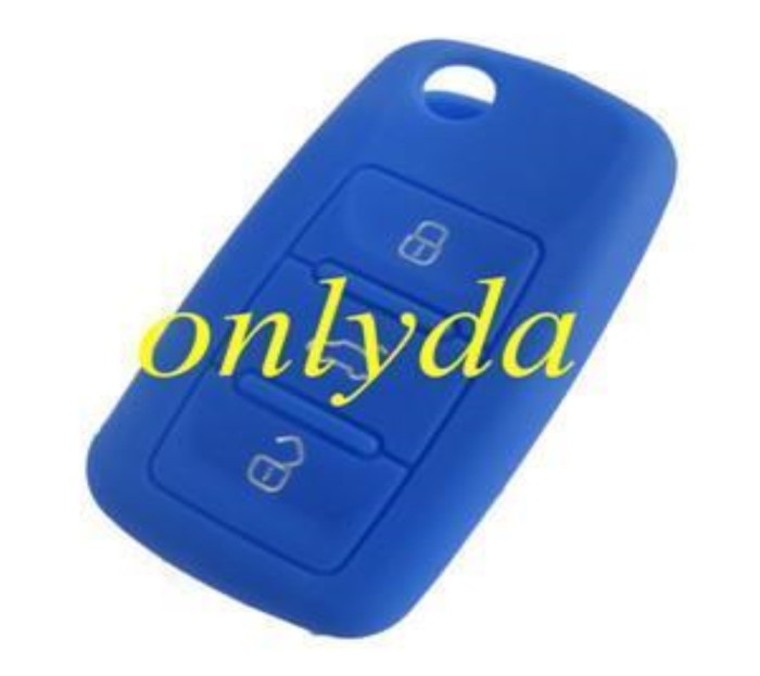 VW 3 button silicon case (Black,Blue ,Red. Please choose the color)