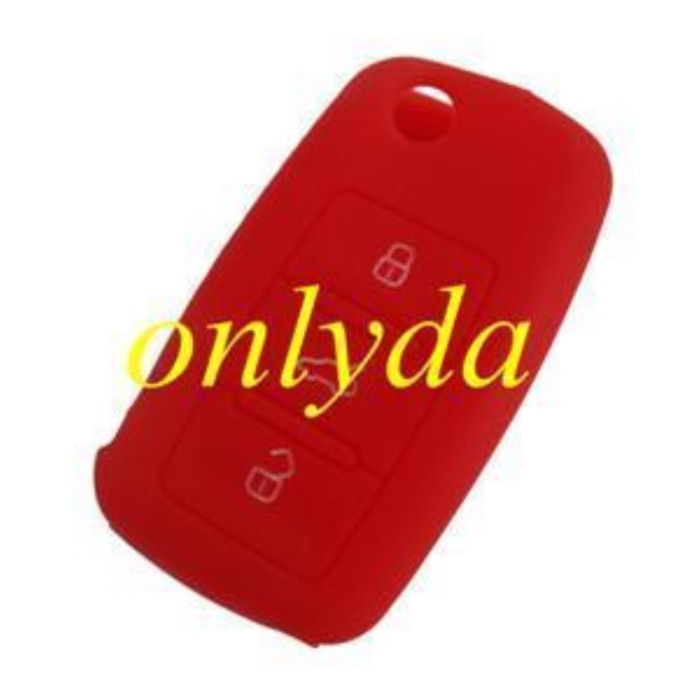 VW 3 button silicon case (Black,Blue ,Red. Please choose the color)