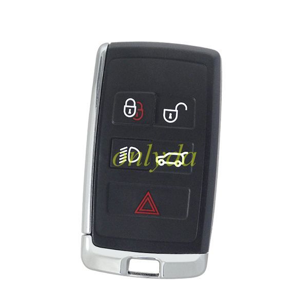 original Keyless for Landrover freelander  4+1 button remote with 434MHZ with  HITAG-PRO(ID49) chip       LEARF OBU4LT 09202020 LEAR:5AVC11G 08     JLR:JK52-15K601-DD    KCC:MSIP-AAA-BBB-CCCCCCCCCC       MODEL:PEPSFOB          CMIT ID:2018DJ0624