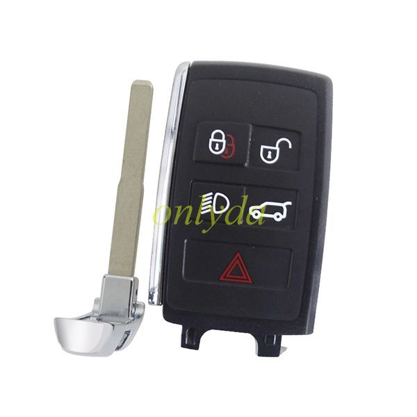 original Keyless for Landrover freelander  4+1 button remote with 434MHZ with  HITAG-PRO(ID49) chip       LEARF OBU4LT 09202020 LEAR:5AVC11G 08     JLR:JK52-15K601-DD    KCC:MSIP-AAA-BBB-CCCCCCCCCC       MODEL:PEPSFOB          CMIT ID:2018DJ0624