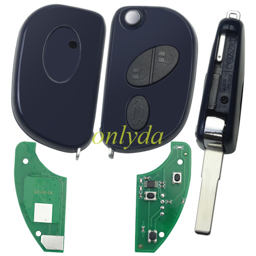 For Maserati 3 button remote key with 434MHZ ASK with ID48 chip  Fcc ID : RX2TRF937 Smart Key For Quattroporte 2005-2011 GranTurismo2005-2011