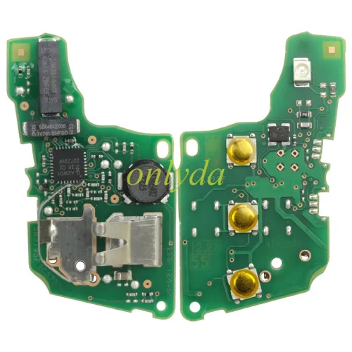 Only PCB VW original Keyless 3 button remote key 434mhz   with 2G6 959 752D  with  MQB49/5C/NCP21A2W chip CMIIT ID 2016dj3959  with 434mhz