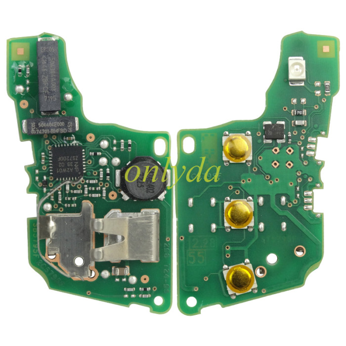 Only PCB VW original Keyless 3 button remote key 434mhz   with 2G6 959 752D  with  MQB49/5C/NCP21A2W chip CMIIT ID 2016dj3959  with 434mhz