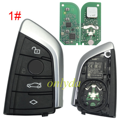 OEM BMW Remote Suitable for BMW G Classis smart remote control key 4/3+1 button key FCC ID: N5F-ID21A IC 3248A-ID21A 434MHZ 49 Chip, pls choose button