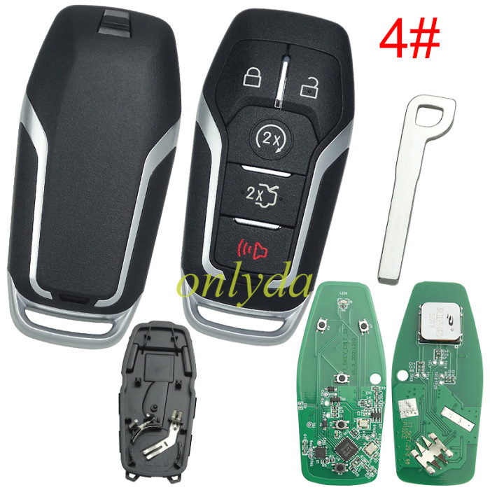 KYDZ Brand Ford Aftermarket remote key with 868mhzHITAG PRO Keyless, pls choose button