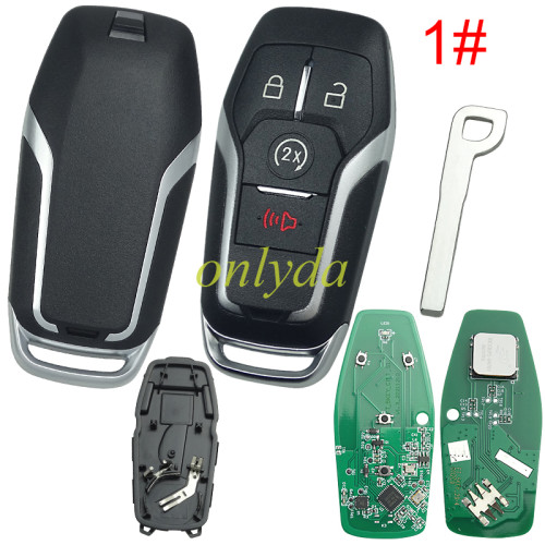 For KYDZ Brand Ford Aftermarket remote key with 434mhzHITAG PRO Keyless, pls choose button