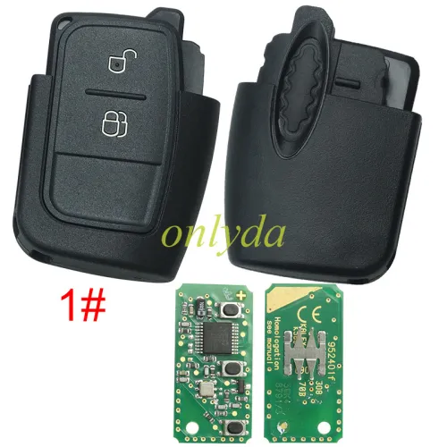 For Ford Focus /Modeo original remote control PCB with 434mhz & Aftermarket shell. pls choose button