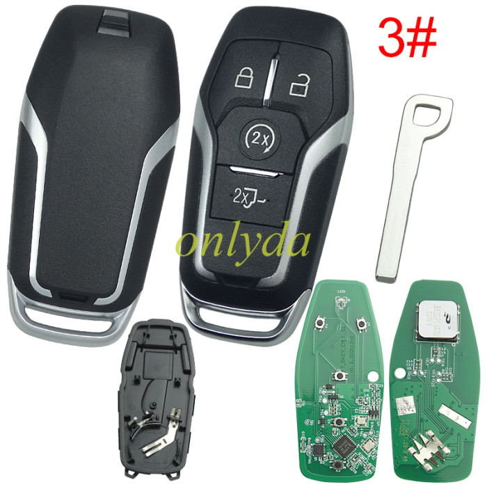 KYDZ Brand Ford Aftermarket remote key with 868mhzHITAG PRO Keyless, pls choose button