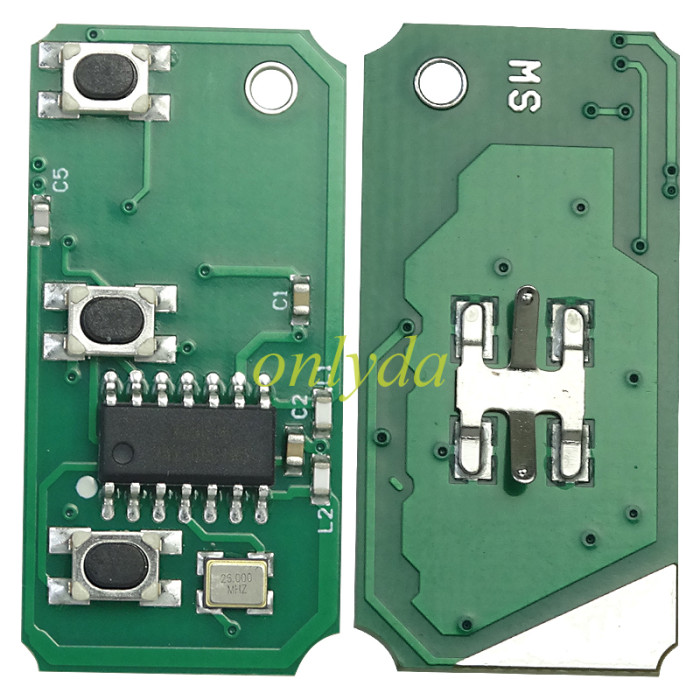 For Ford Focus flip remote control with 4D63chip ,315mhz and 434mhz, pls choose mhz