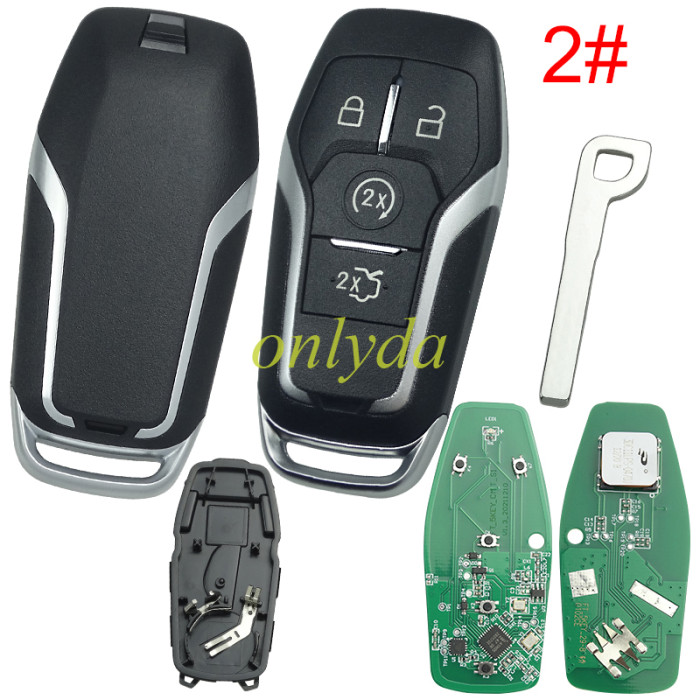 KYDZ Brand Ford Aftermarket remote key with 868mhzHITAG PRO Keyless, pls choose button