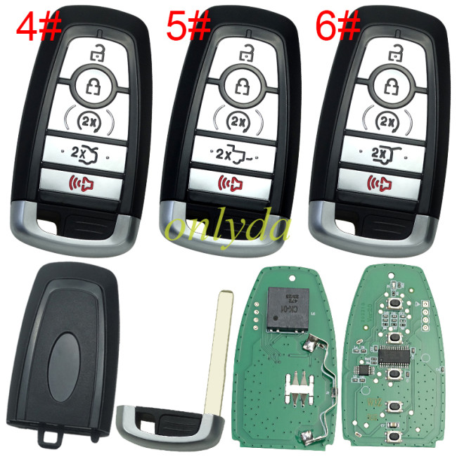 For Ford 2022-2024 keyless Smart Remote Key  902MHz  M3N-A3C054339 HITAG PRO ID49, pls choose button