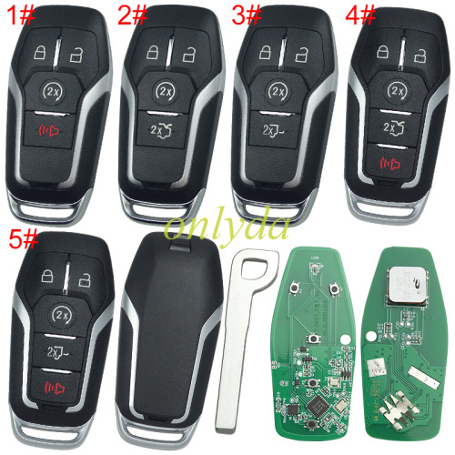 KYDZ Brand Ford Aftermarket remote key with 868mhzHITAG PRO Keyless, pls choose button