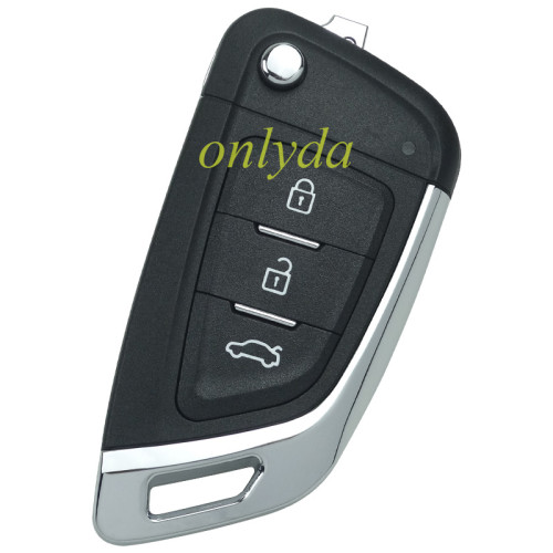 XKKFO6EN for XHORSE 2nd Generation Wire Remote Key Knife Flip 3 Buttons English