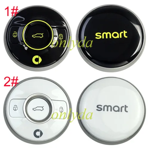 For Mercedes Benz smart key shell with badge 