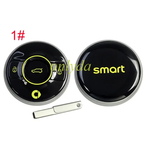 For Mercedes Benz smart key shell with badge 