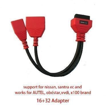OBDSTAR NISSAN/RENAULT 16+32 ADAPTER,support for nissan, santra ec and  works for AUTEL, obdstar,vvdi, x100 brand