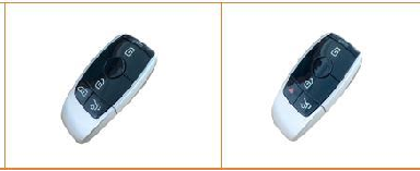 For Benz 4button key shell with blade