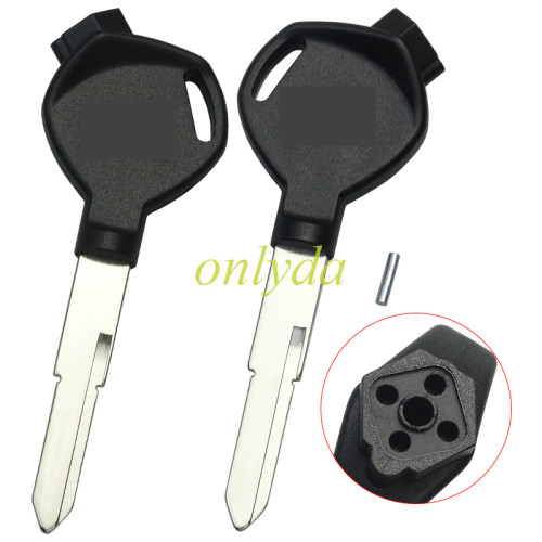 For Honda-Motor bike key blank with left blade with badge