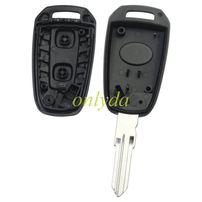 For TATA  2 button remote key blank with badge