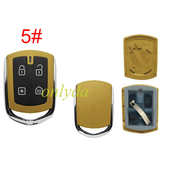 For Brazil remote Key blank & 4 button, pls choose color