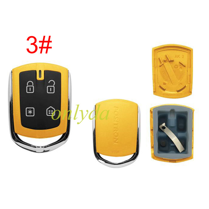 For Brazil remote Key blank & 4 button, pls choose color