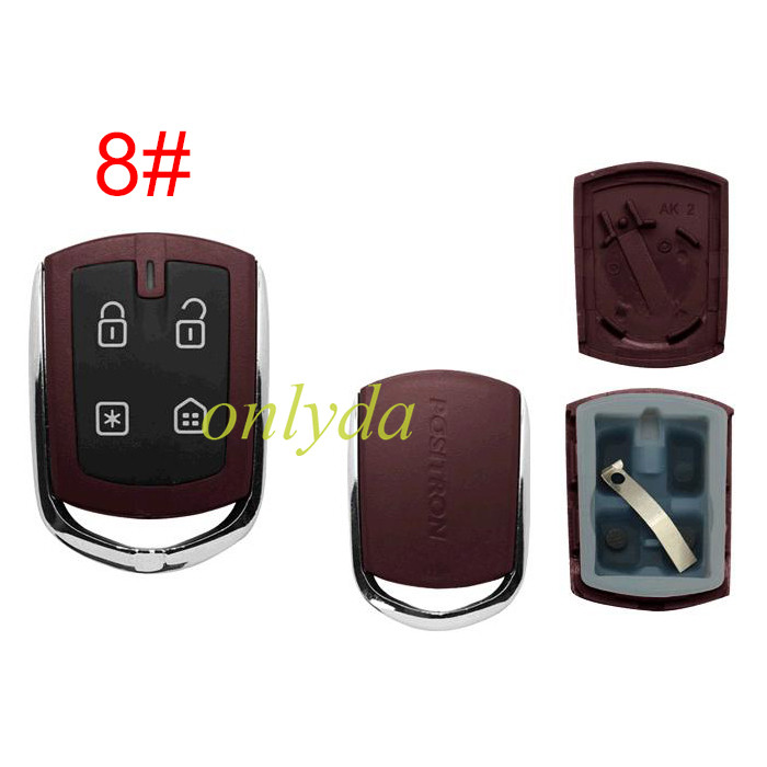 For Brazil remote Key blank & 4 button, pls choose color