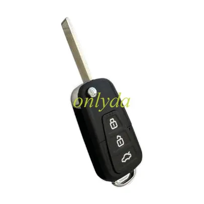 for Lifan X50 X60 3button key shell with badge 