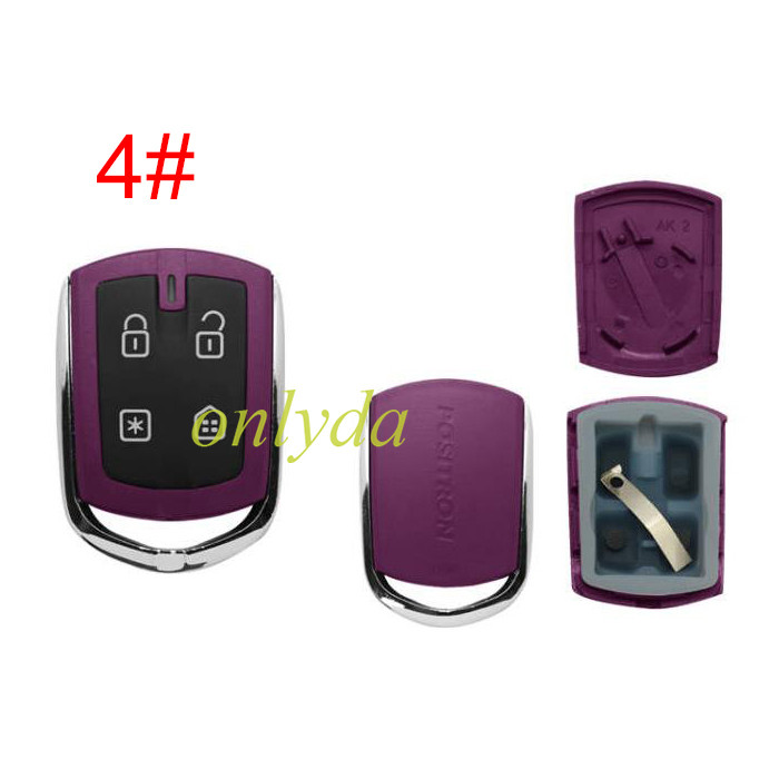 For Brazil remote Key blank & 4 button, pls choose color