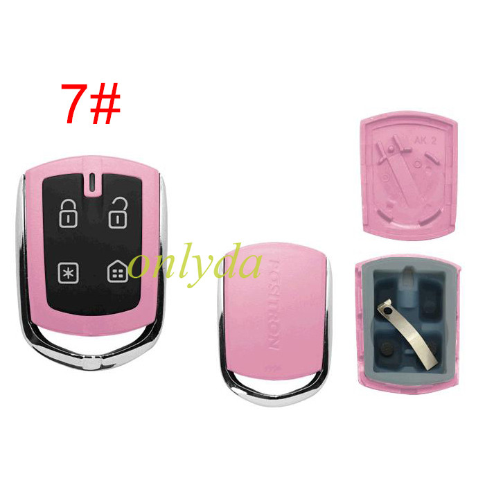 For Brazil remote Key blank & 4 button, pls choose color