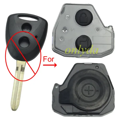 For Toyota 2 button remote inner part shell