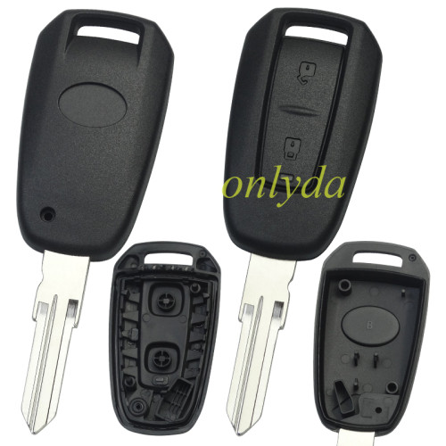 For TATA  2 button remote key blank with badge