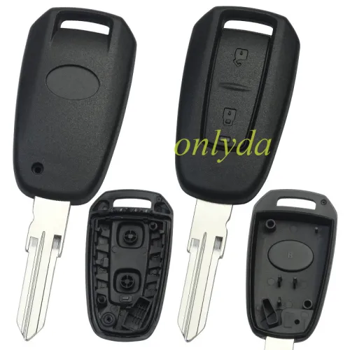 For TATA  2 button remote key blank with badge
