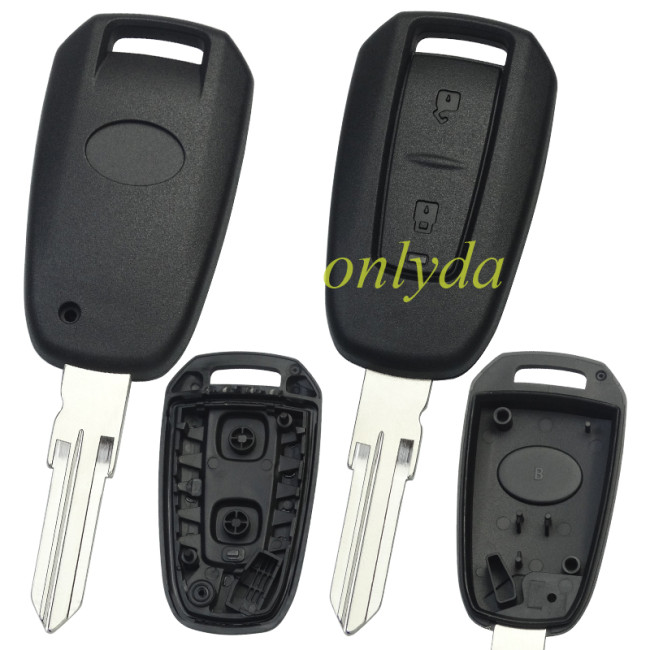 For TATA 2 button remote key blank with badge