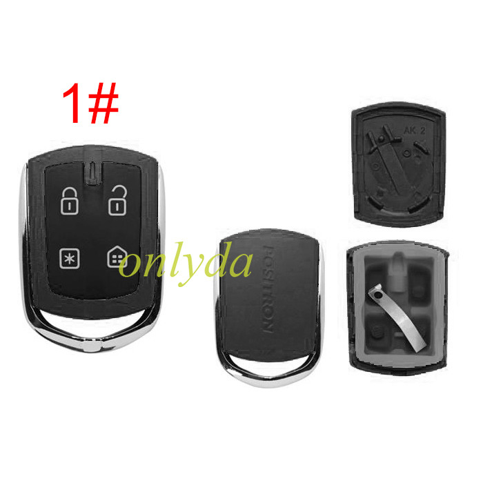 For Brazil remote Key blank & 4 button, pls choose color