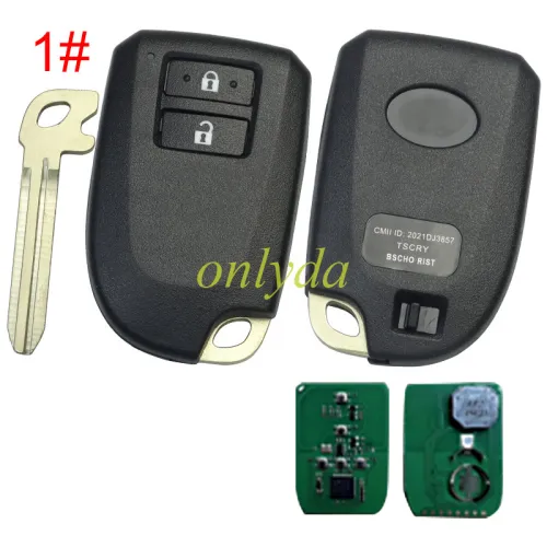 For Toyota YARIS  VIOS 2/3 Button  315/433/434mhz 8A Chip  BS1EW  0010/0011/0182(39） 1# 314mhz 2#312mhz-314mhz 3#314mhz-315mhz 4#433.92mhz 5#433mhz-434mhz, pls choose mhz