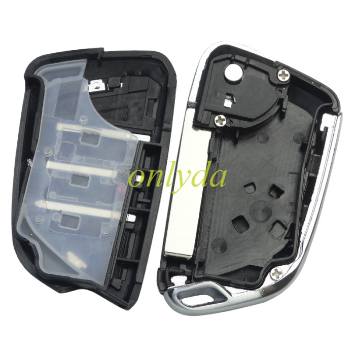 For Peugeot modified key shell,Without  battery holder, blade HU83, with Badge place,pls choose button