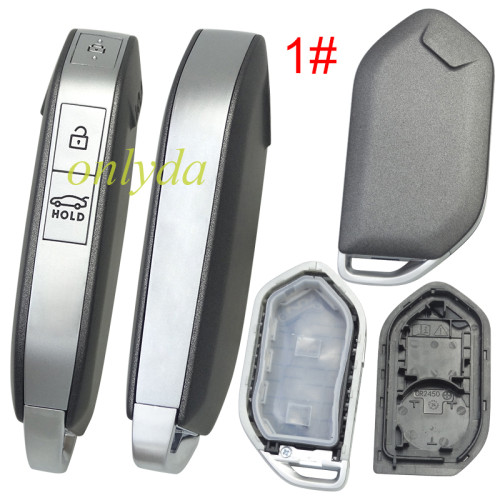 For Kia  remote key shell black color without badge ， pls choose button