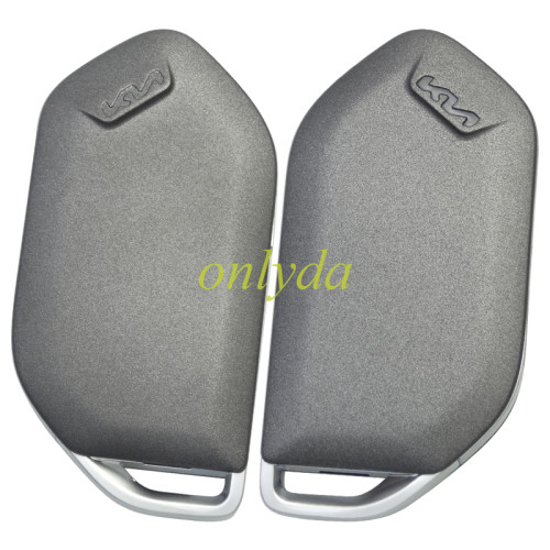 For Kia  remote key shell black color with badge ， pls choose button